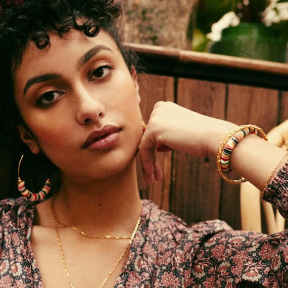 bracelet rosa medium elise tsikis