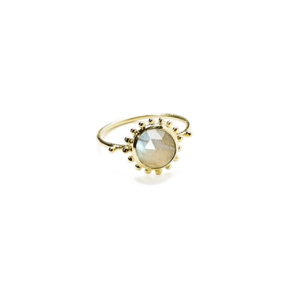 Bague Tahia labradorite soleil Agnes-de-Verneuil