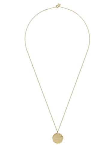 Collier médaille perlée Mon Amour