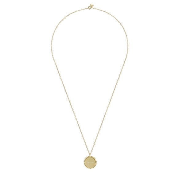Collier médaille perlée mon Amour