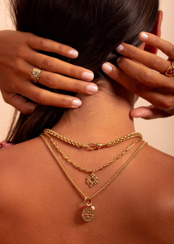 collier amulette cuivrée rimini