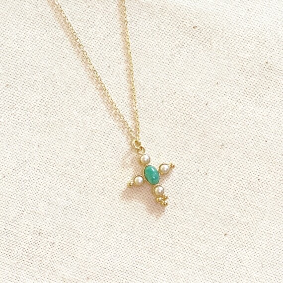 collier santra clara amazonite chez poisson plume
