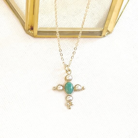 collier santra clara amazonite chez poisson plume