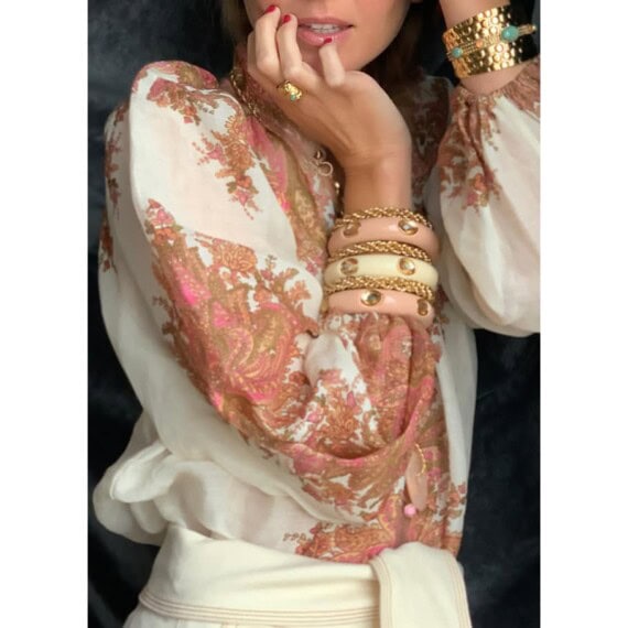bracelet amalfi beige rosé dear charlotte
