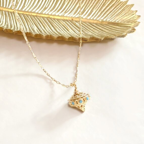 collier mayra turquoise chez poissonplume