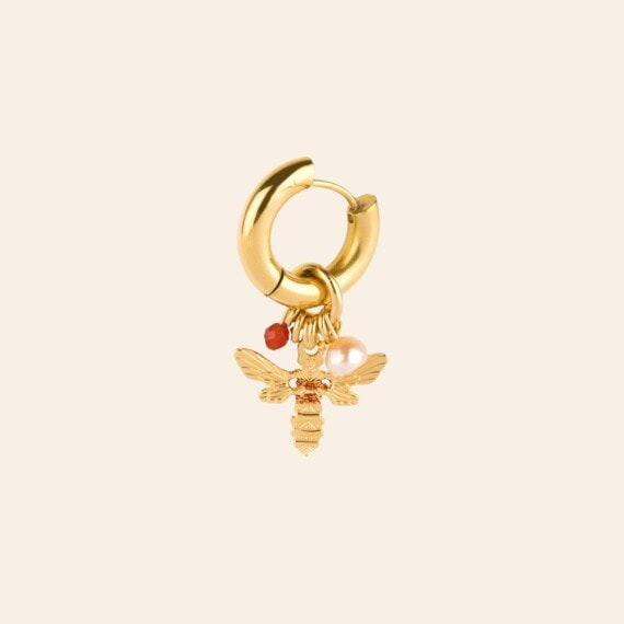 créole amulette abeille cuivrée chez poisson plume bijoux