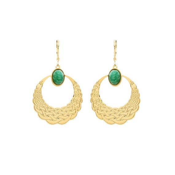 boucles pendantes jay amazonite