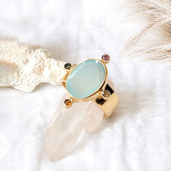 bague josephine aqua