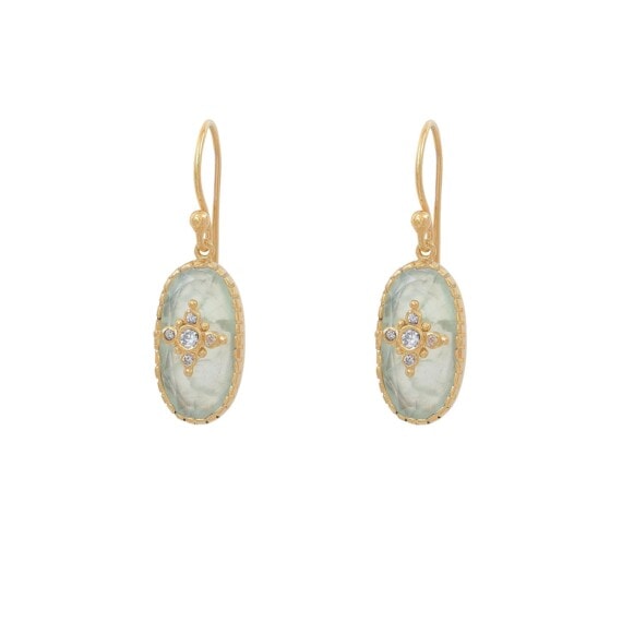 boucles d'oreilles Thelma prehnite
