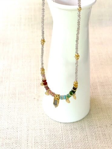 collier frida pampilles chez poissonplume bjoux