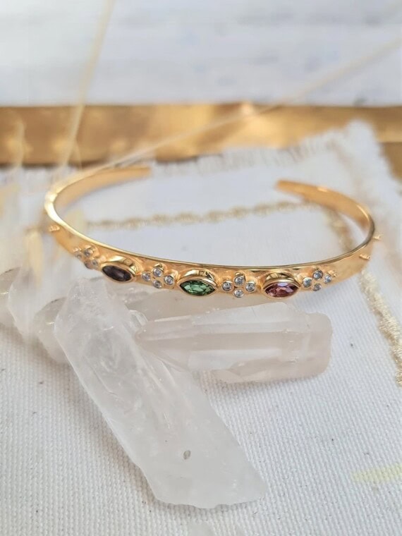 jonc marquise tourmalines