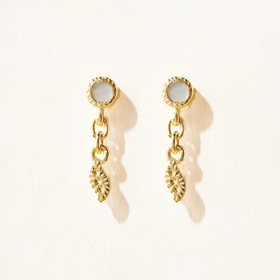 Boucles mali nacre