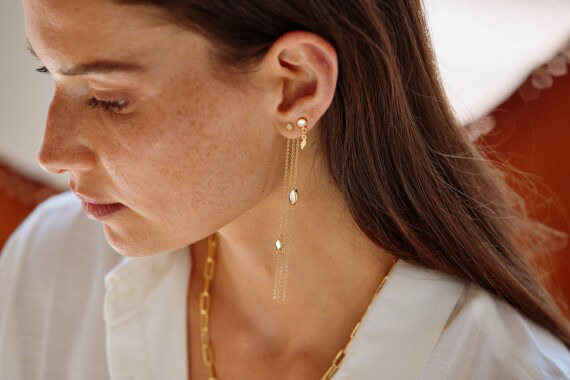 Boucles mali nacre et accumulation