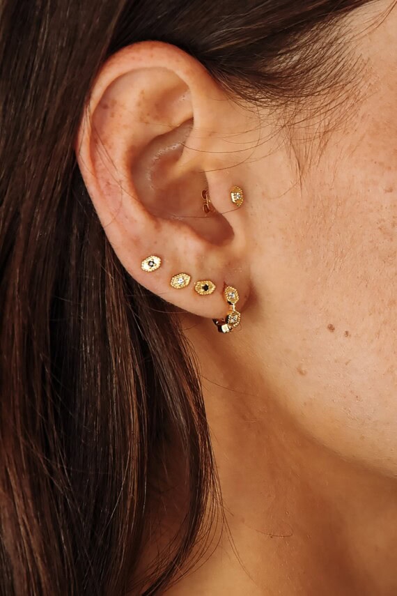 boucles tara zircons blancs