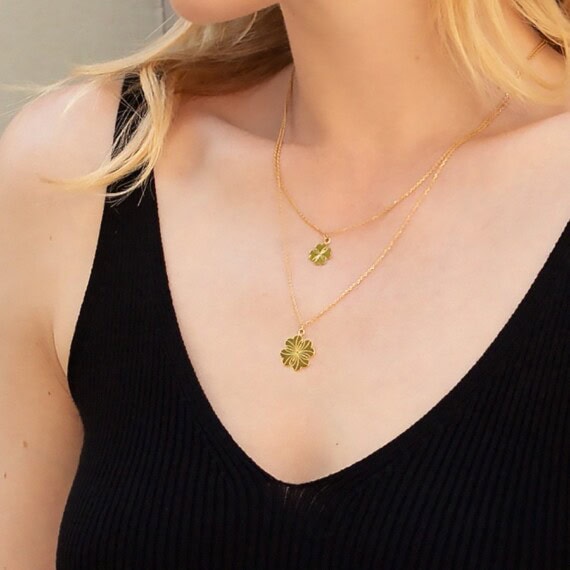 Collier trèfle clovery