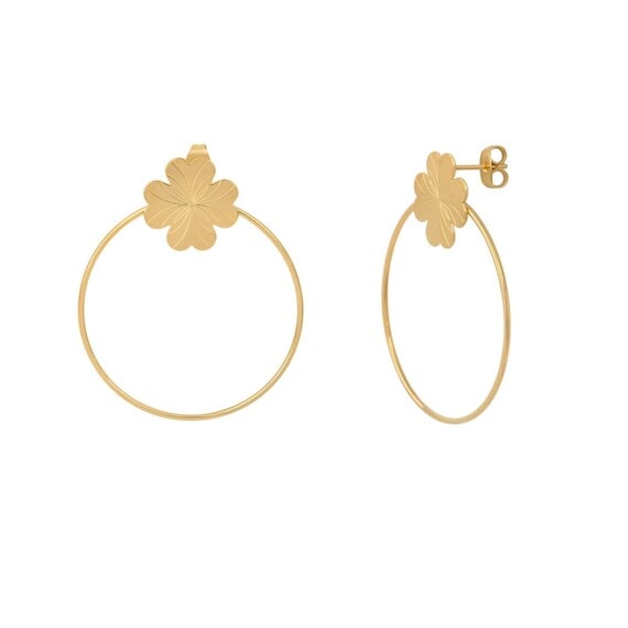 boucles d'oreilles clover