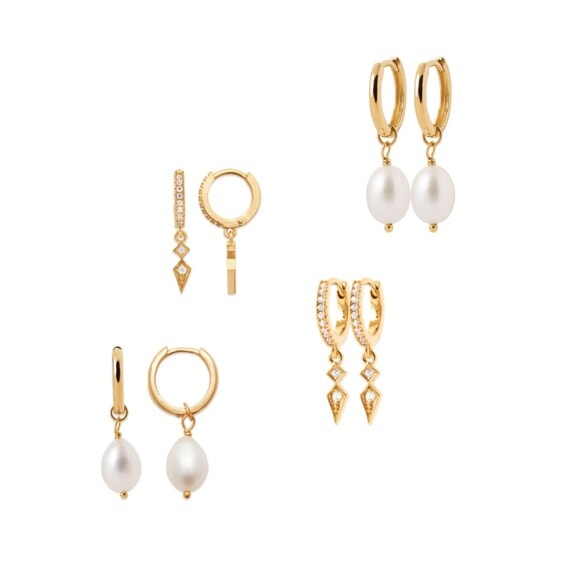 Duo de boucles créoles Ada chez poisson plume