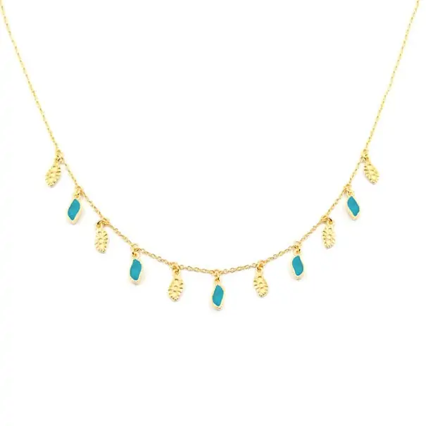 collier mali turquoise