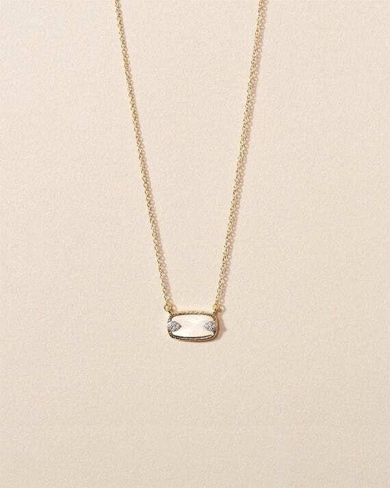 collier sangha nacre rose