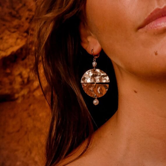 boucles d'oreilles alba chez poisson plume bijoux