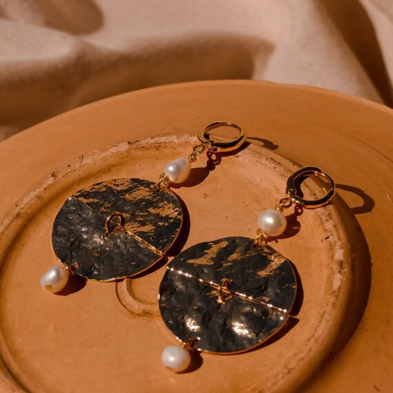 boucles d'oreilles alba chez poisson plume bijoux