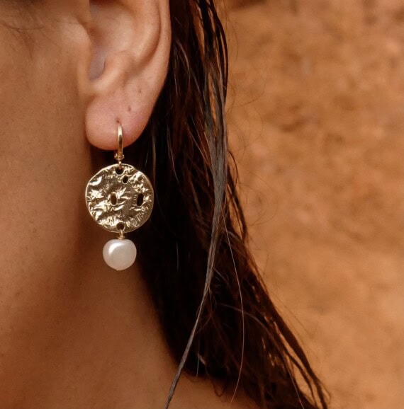 boucles d'oreilles Clara chez poisson plume bijoux