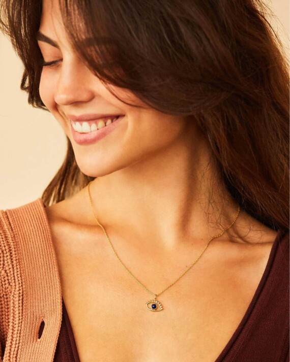Collier Anja Lapis Lazuli Vermeil