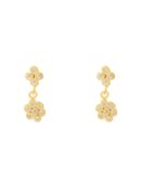 Boucles pendantes fleurs Simona