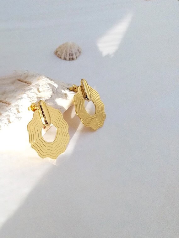 boucles d'oreilles ambiance soleil doux