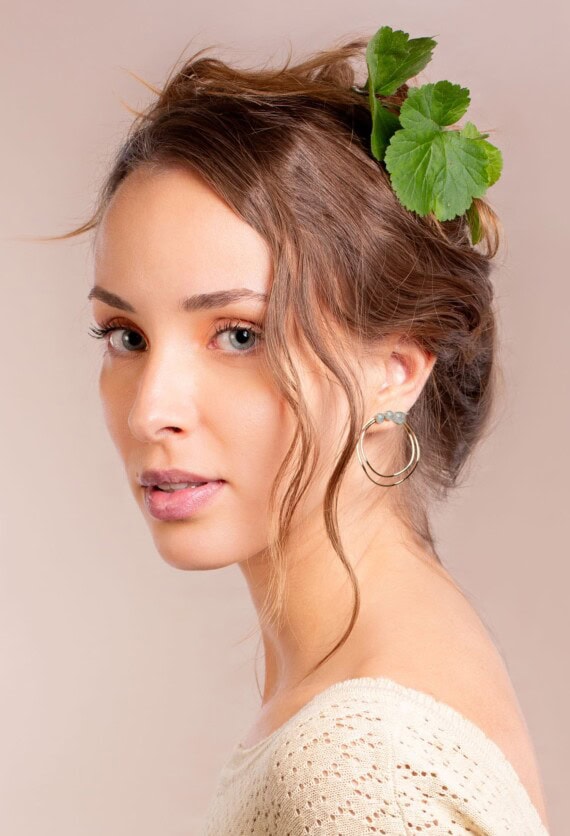 boucles eglantine labradorite