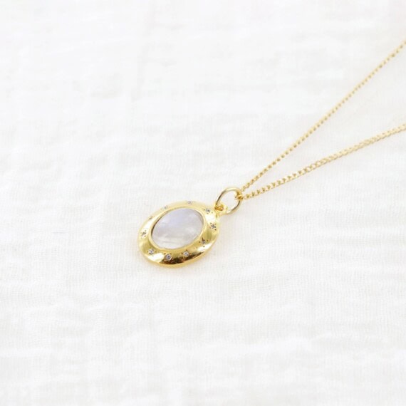 collier pia pierre de lune