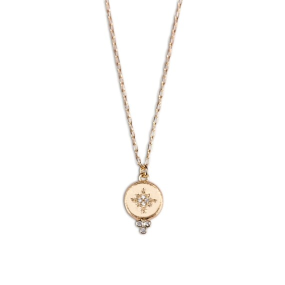 Collier comète petite étoile