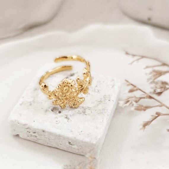 bague lastra fleurs