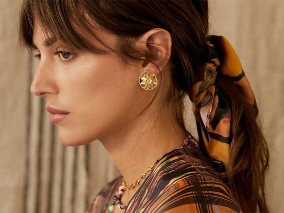 boucles ELSA fleurs