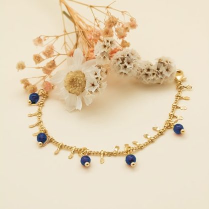 bracelet sakura hanae pampilles lapis lazuli