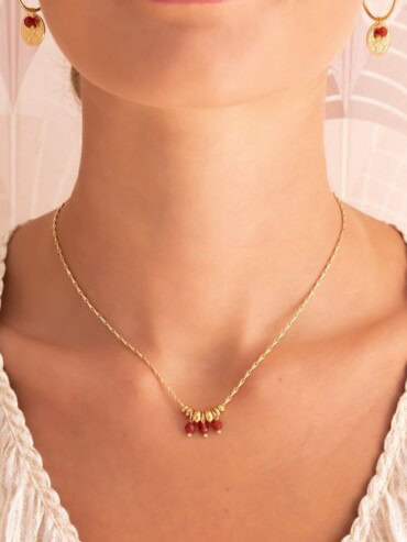 collier hisae 3 perles
