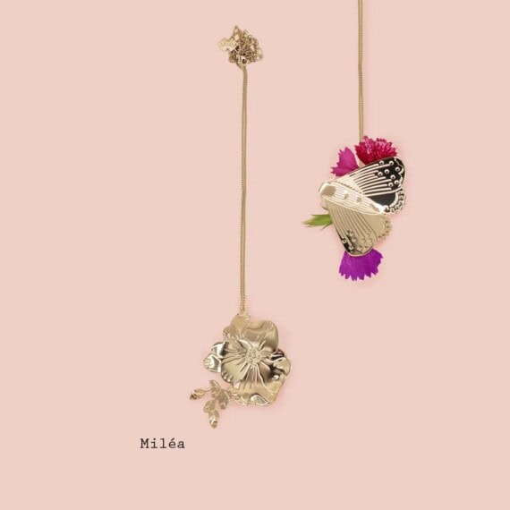 collier milea fleur