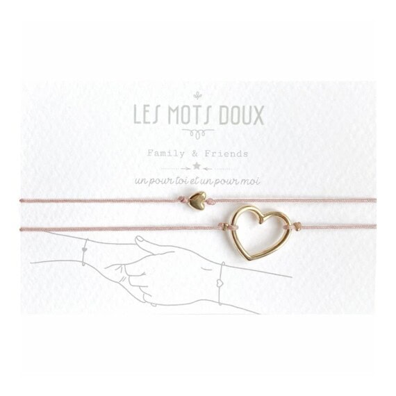 bracelet duo petit coeur