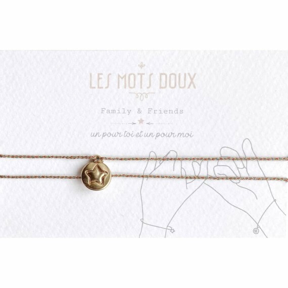 duo de bracelets petite étoile