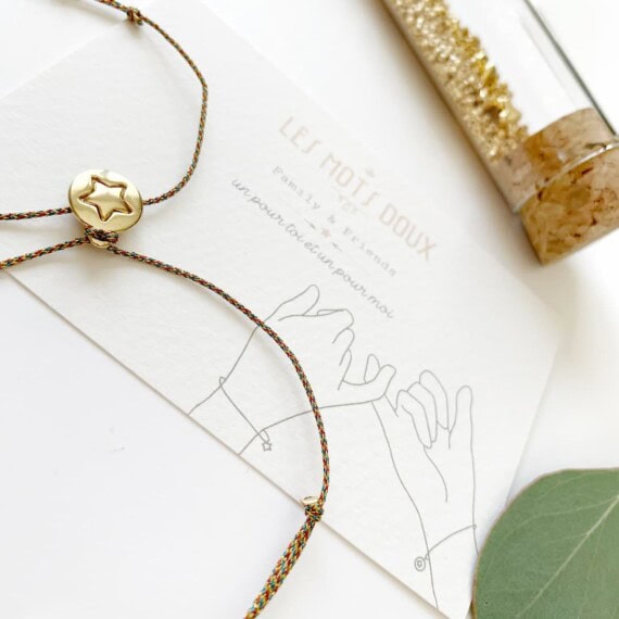 duo de bracelets petite étoile