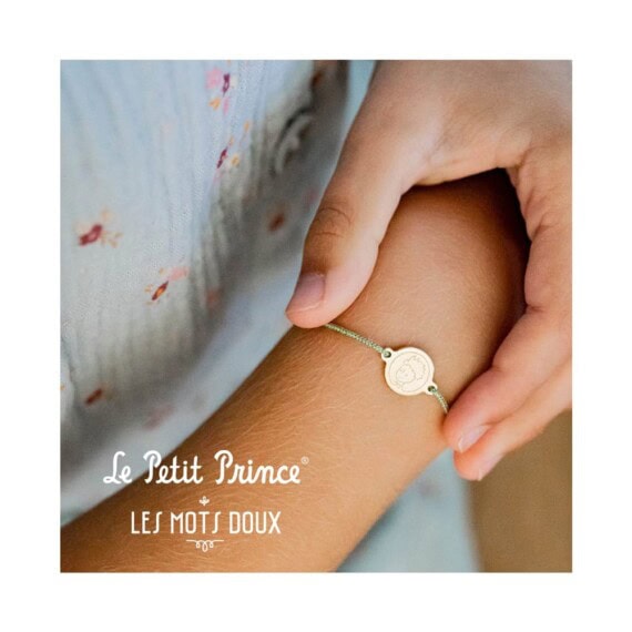 Braclet médaille Le Petit Prince plaqué or