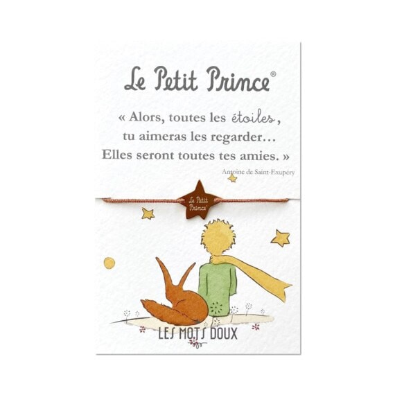 Braclet étoile Le Petit Prince plaqué or
