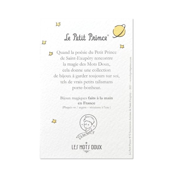 Braclet étoile Le Petit Prince plaqué or