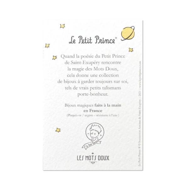 Braclet étoile Le Petit Prince plaqué or