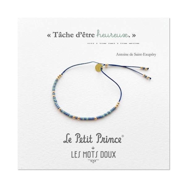 Bracelet le Petit Prince - heureux - code morse
