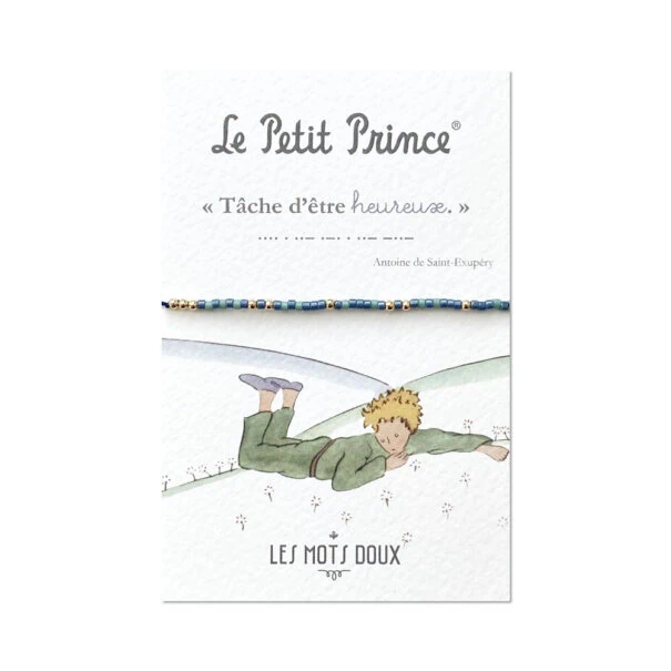 Bracelet le Petit Prince - heureux - code morse