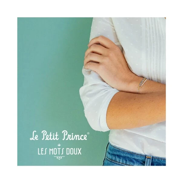 Bracelet le Petit Prince - Coeur - code morse