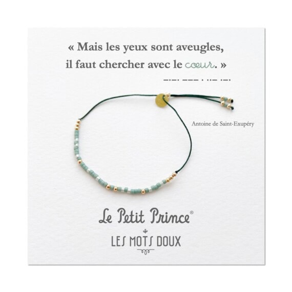 Bracelet le Petit Prince - Coeur - code morse