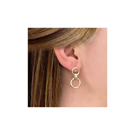 boucles d'oreilles tamara en plaqué or