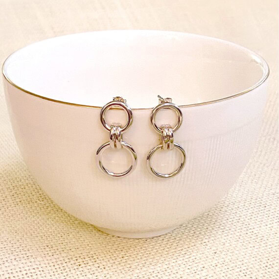 boucles liv en argent chez poisson plume bijoux